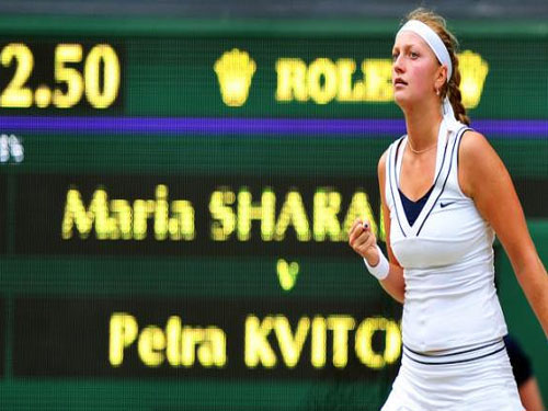 “Búp bê” Sharapova gục ngã trước Kvitova