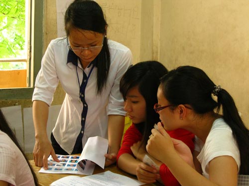 Hơn 64% thí sinh làm thủ tục thi cao đẳng