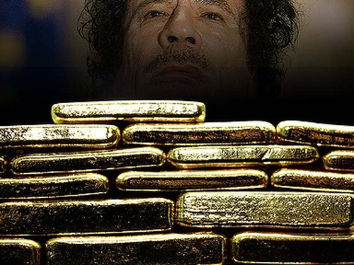 Ông Gaddafi gạ bán 25 tấn vàng?