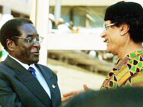 Ông Gaddafi đang ở Zimbabwe?