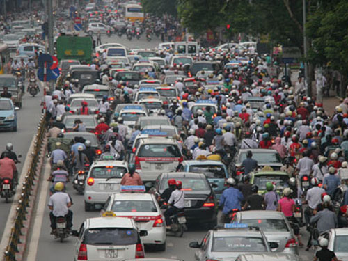 Hà Nội, TP HCM phân làn tất cả các tuyến phố
