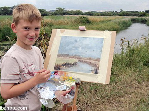 9 tuổi, “tiểu Monet” đủ tiền sắm nhà