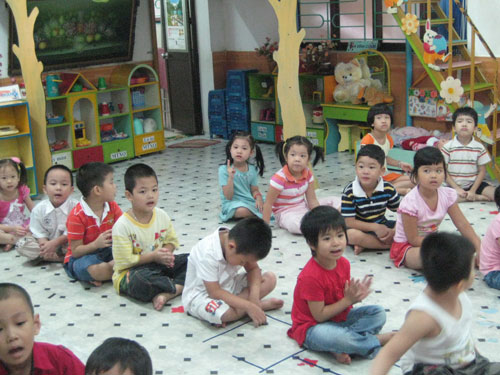 Thiếu chỗ xây trường mầm non
