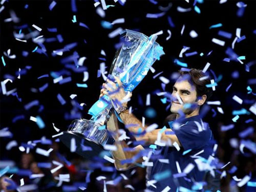 Federer lần thứ 6 vô địch ATP World Tour Finals