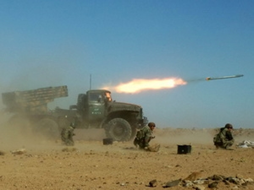 Syria tập trận tên lửa bằng đạn thật