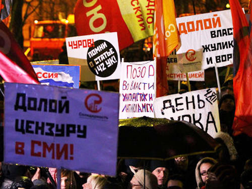 Nga: Moscow “nóng” vì biểu tình