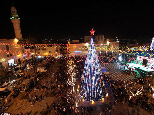 90.000 người đổ về Bethlehem đón Giáng sinh