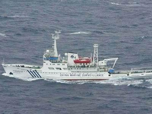 Bốn tàu hải giám Trung Quốc tới Senkaku