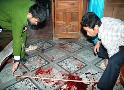 Mới chữa bệnh tâm thần về, chém cháu ruột 8 tuổi trọng thương