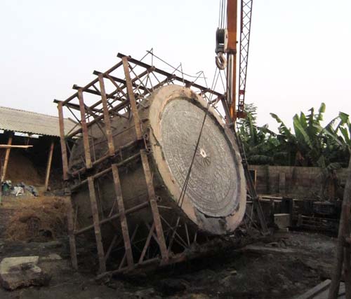 Đúc thành công trống đồng lớn nhất thế giới