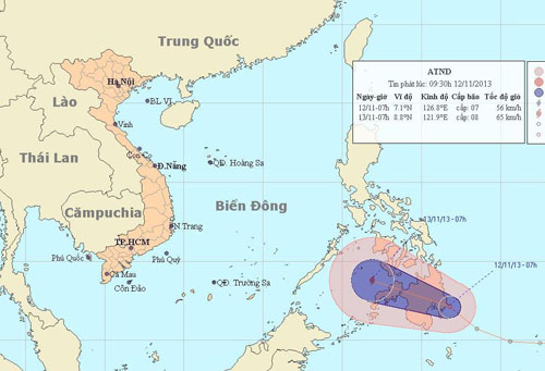 Khả năng mạnh lên thành bão, áp thấp tăng tốc tiến vào biển Đông
