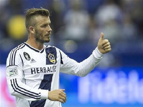 Beckham mang đuốc Olympic về Anh