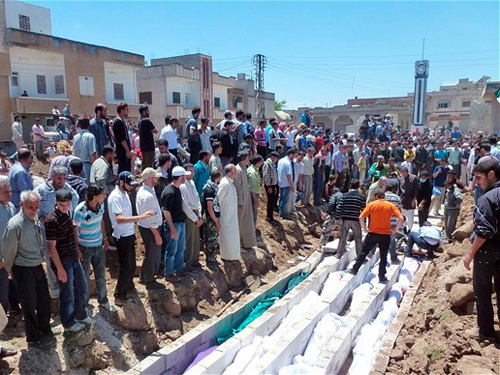 Syria: “800 tay súng gây ra thảm sát Houla”
