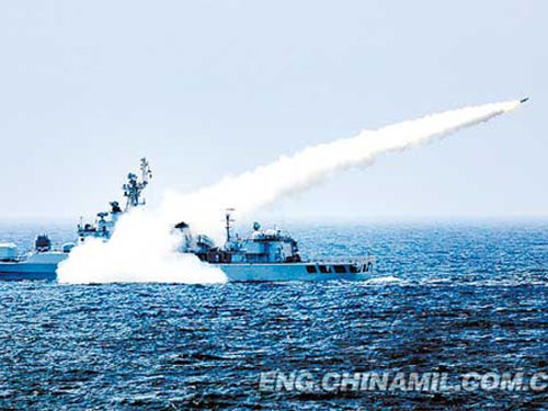 Trung Quốc tập trận tên lửa trên biển Hoa Đông