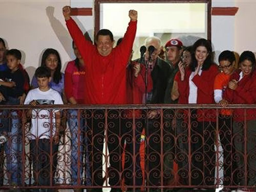 Ông Hugo Chavez tái đắc cử tổng thống Venezuela