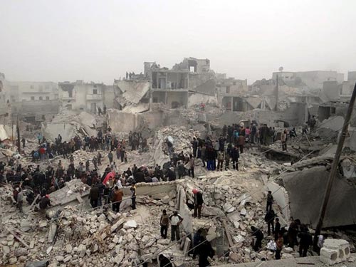 Quân nổi dậy Syria nã pháo dinh tổng thống