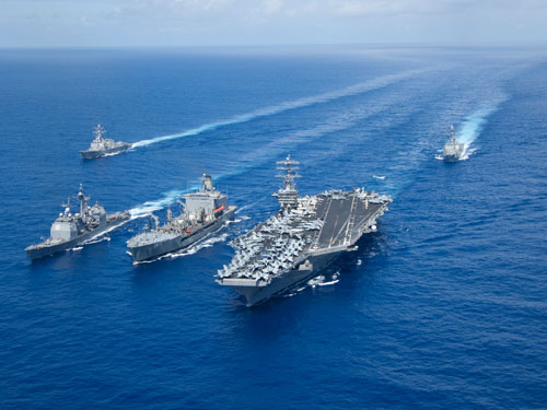 Mỹ rút tàu sân bay khỏi bờ biển Syria