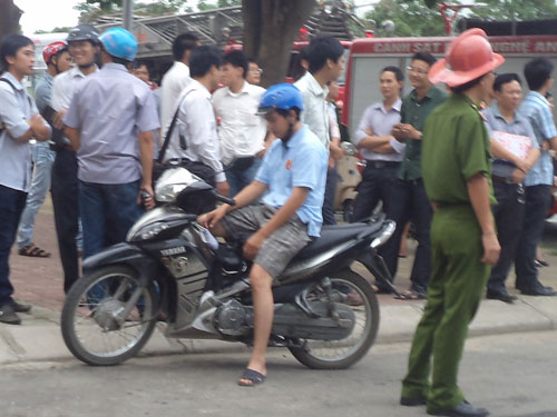 Cháy Cục Thuế tỉnh Nghệ An