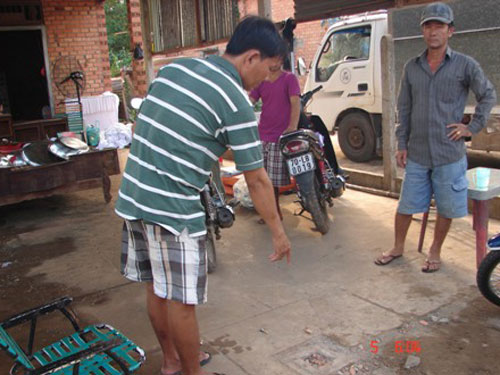 Nằm võng, gặp nạn, tử vong