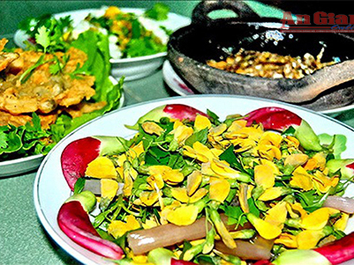 “Ăn bông điên điển, nghiêng mình nhớ đất quê…”