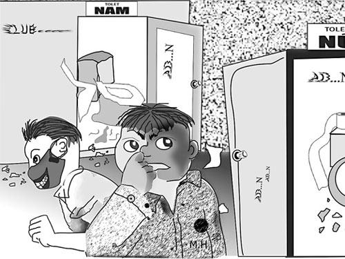Đổ bệnh vì... nhà vệ sinh trường học