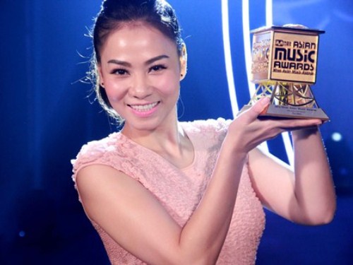 Thu Minh đoạt giải "Nghệ sĩ châu Á xuất sắc" tại MAMA 2013