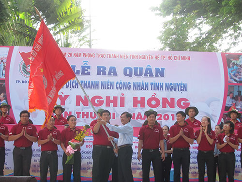 30.000 thanh niên công nhân tham gia chiến dịch tình nguyện
