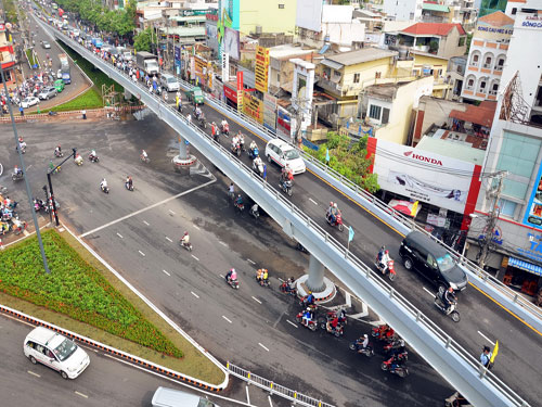 TPHCM: Khánh thành cầu vượt thép Lăng Cha Cả