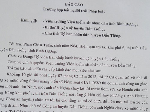 Đề nghị luân chuyển công tác Viện trưởng Viện KSND và Trưởng Công an Dầu Tiếng