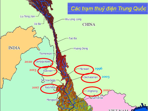 Lo ngại Trung Quốc xây thủy điện trên sông Mê Kông