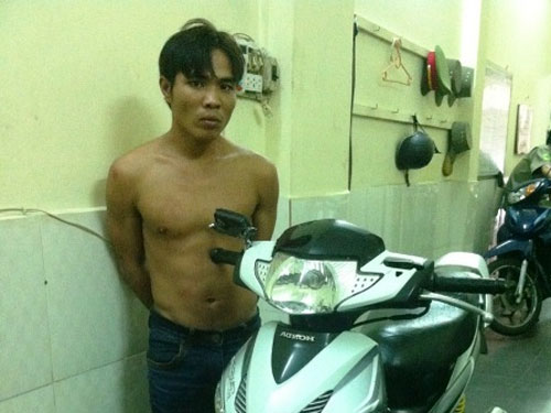 Đặc nhiệm hình sự bắt nóng kẻ trộm xe
