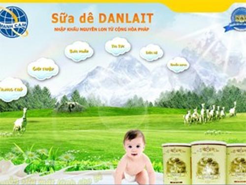 Nghi vấn sữa dê Trung Quốc dán mác Pháp