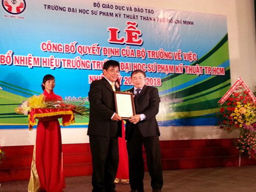 Trường ĐH Sư phạm Kỹ thuật TP HCM có hiệu trưởng mới