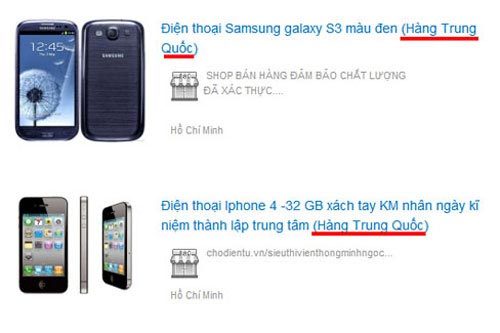 Nhiều chợ online tăng cảnh báo hàng nhái từ Trung Quốc