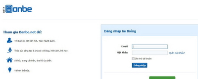 Banbe.net: Mạng xã hội mới của VN