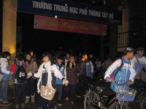 Kiến nghị đổi giờ học của học sinh THPT