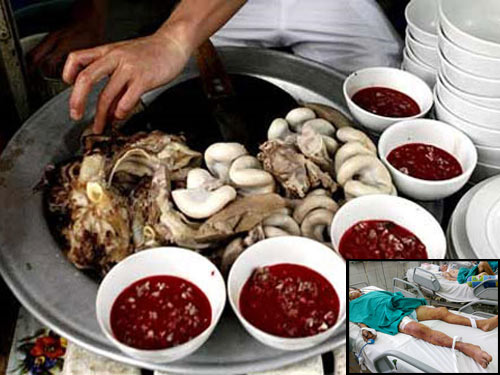 Chết vì tiết canh