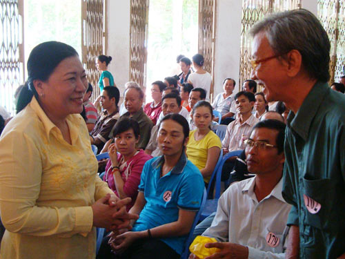 Chia sẻ cùng công nhân bị tai nạn lao động