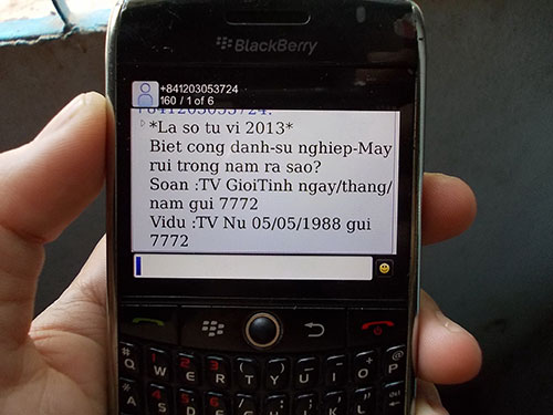 Tấn công tin nhắn rác