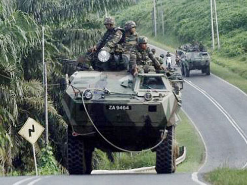Malaysia truy quét phiến quân Philippines