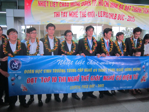 7 thí sinh đạt chứng chỉ nghề xuất sắc