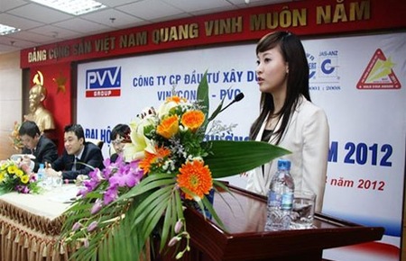 Bà Tô Linh Hương thôi làm Chủ tịch HĐQT PVV