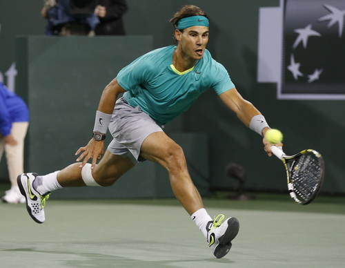 Nadal vượt thử thách đầu ở Indian Wells Masters 2013