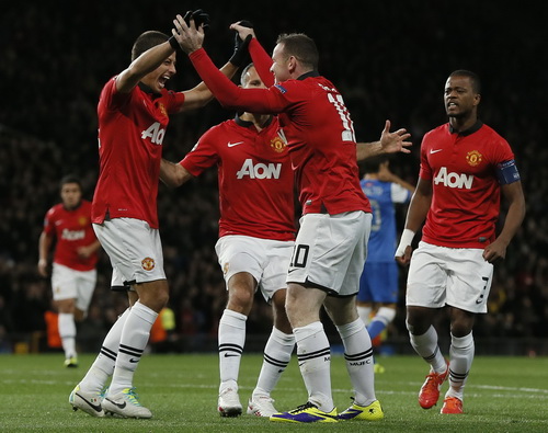Man đỏ, Man xanh cùng thắng, thành Manchester mở hội