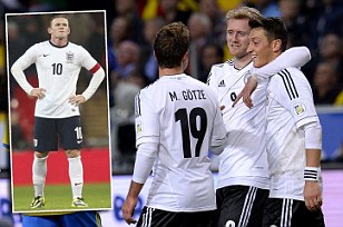 Tuyển Đức "chơi” Rooney trước trận giao hữu