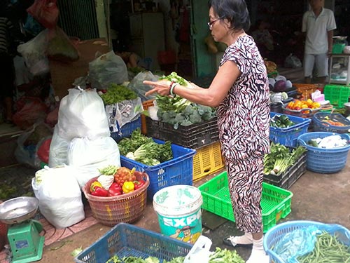 Rau củ quả tăng giá chóng mặt