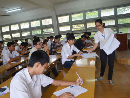 Gợi ý bài thi môn toán ĐH đợt 1