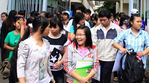 Điểm thi đại học cao bất thường
