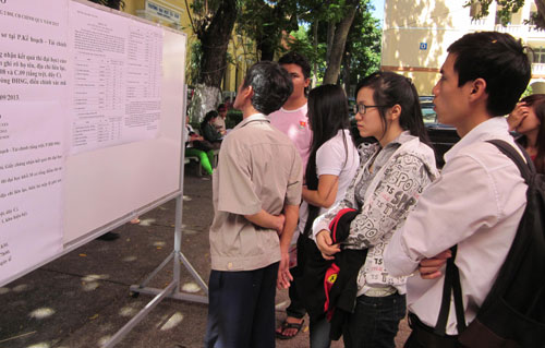 Nhiều thí sinh chưa nhận được phiếu báo điểm