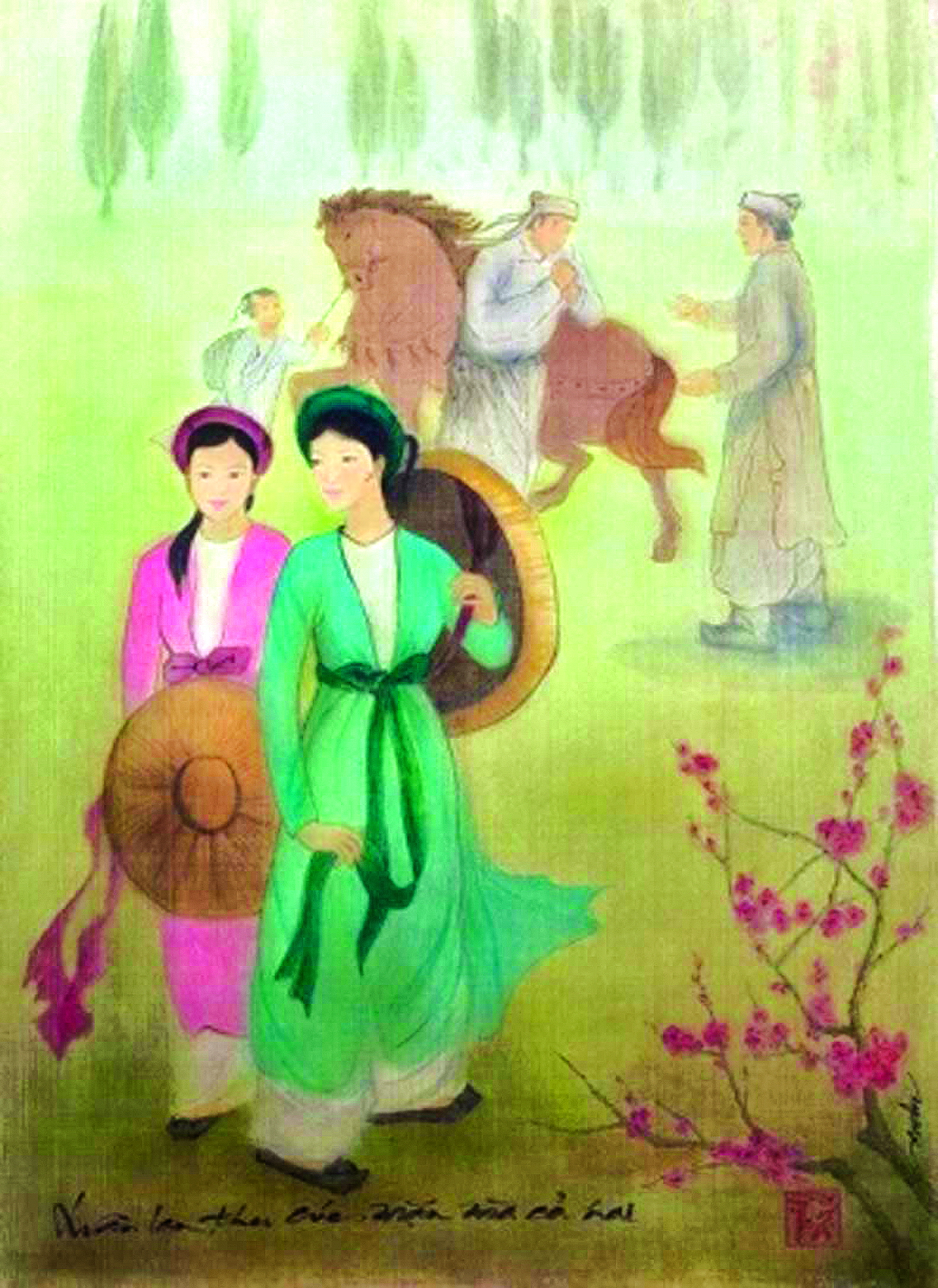 Tranh của họa sĩ Trần Thị Nguyệt Mai